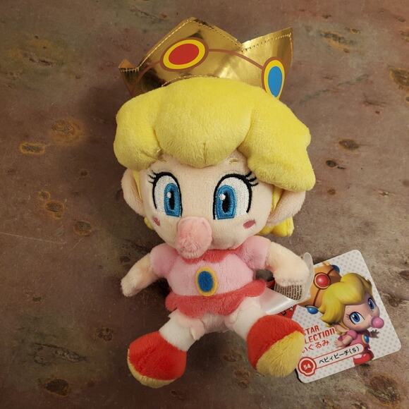 Plush - Baby Princess Peach 5 inch (NEW) - Super Mario - Nintendo - Picture 4 of 8